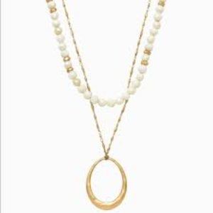 Stella & Dot Natia Layered Necklace (Gold)